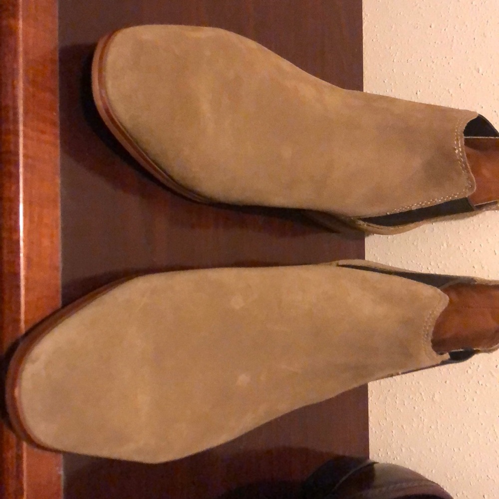 SOLD! BP suede Chelsea boots,